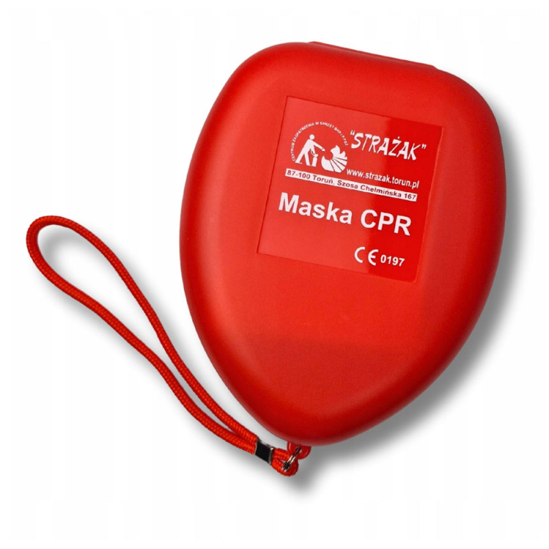 Maseczka do sztucznego oddychania i resuscytacji RKO maska CPR Pocket Mask z filtrem antybakteryjnym 1szt