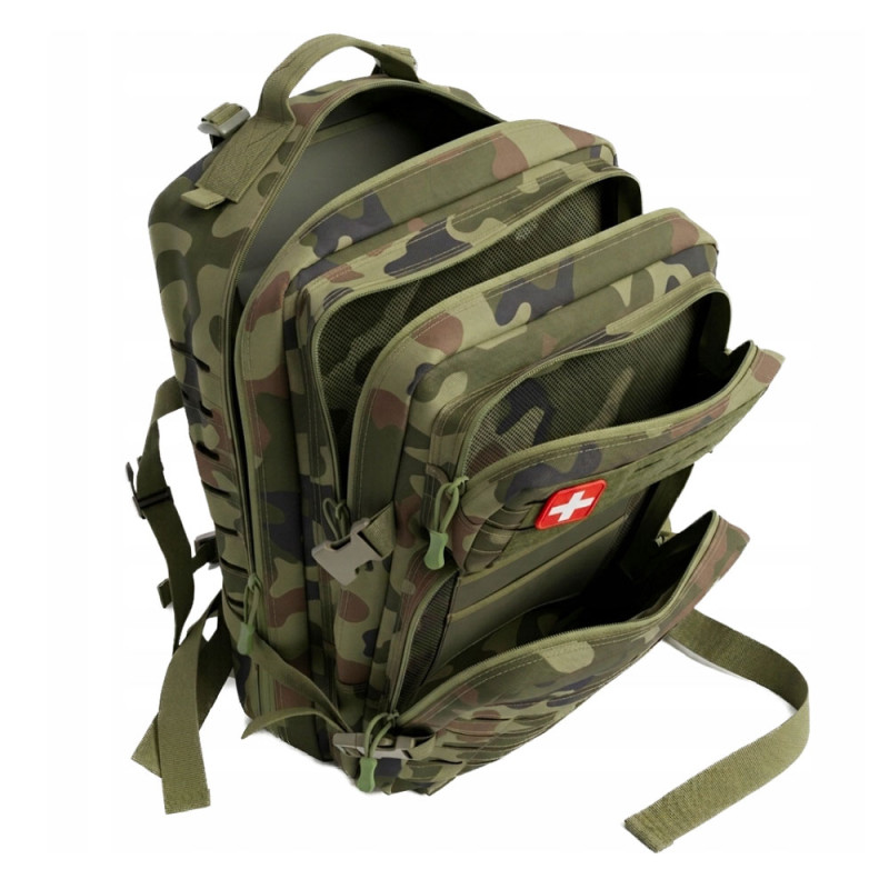 Plecak survivalowy taktyczny 45l wojskowo-turystyczny 1szt