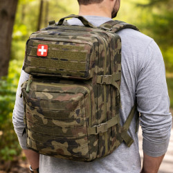 Plecak survivalowy taktyczny 45l wojskowo-turystyczny 1szt