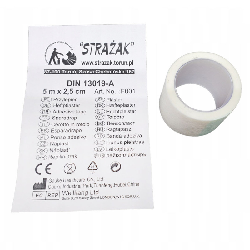 Przylepiec opatrunkowy 2,5 cm &times; 5 m plaster na rolce 1szt