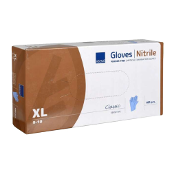 Rękawiczki nitrylowe XL niebieskie...