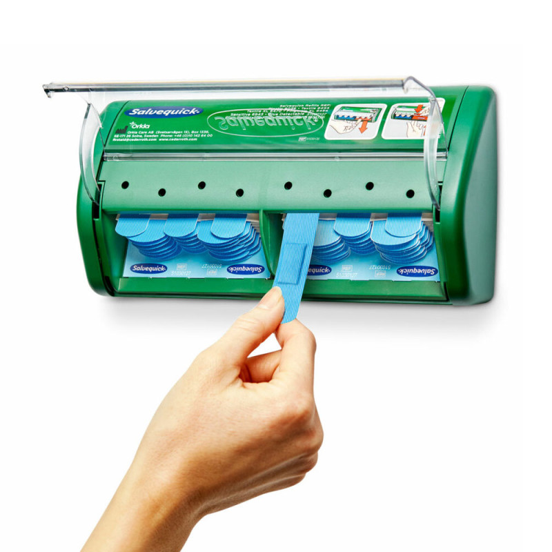 Automat na plastry wykrywalne Cederroth Salvequick Dispenser + plastry 2x 35szt