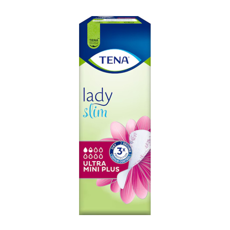 Wkładki urologiczne Tena Lady Slim Ultra Mini Plus na nietrzymanie moczu dla kobiet 24 szt