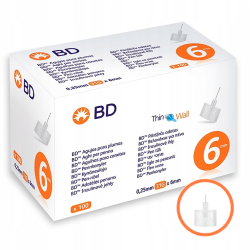 Igły do pen&oacute;w insulinowych 31G 6mm x...