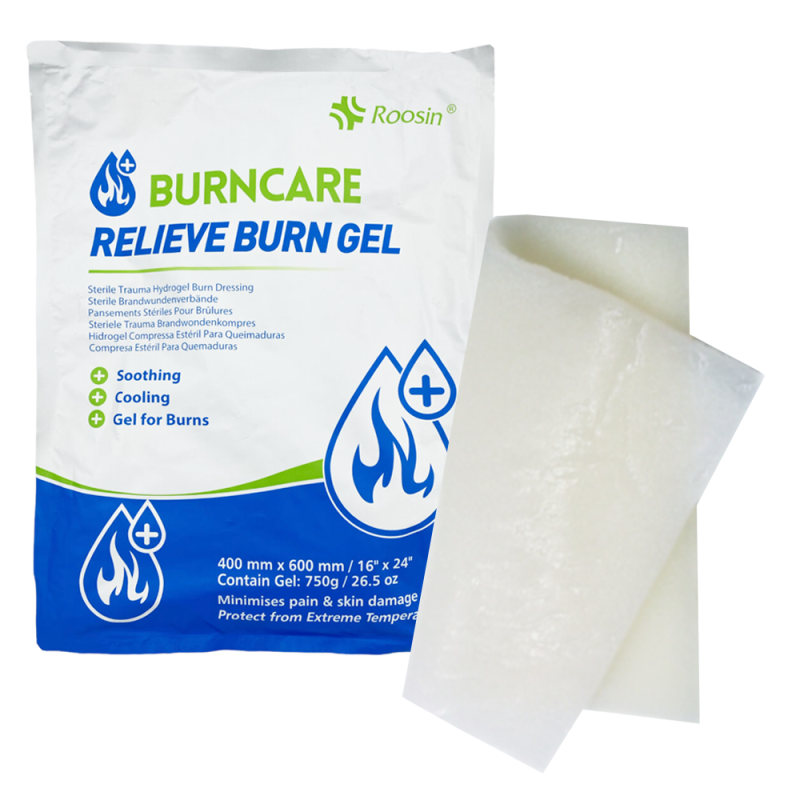 Sterylny opatrunek hydrożelowy Burn Gel 40 x 60 cm BurnCare &ndash; na oparzenia 1szt