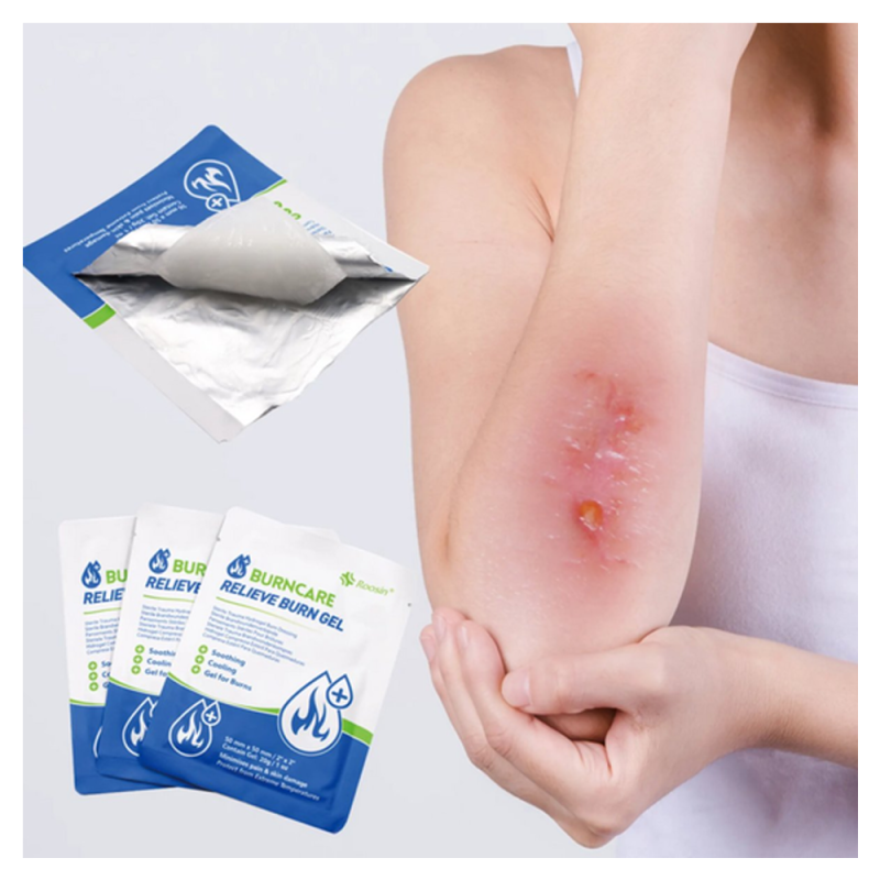 Sterylny opatrunek hydrożelowy Burn Gel 20 x 45 cm BurnCare &ndash; na oparzenia 1szt