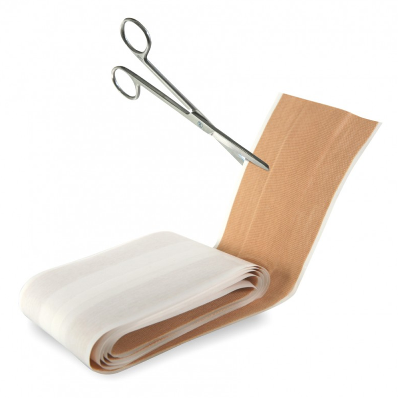 Plaster tkaninowy z opatrunkiem do cięcia Classic 8cm x 1m kartonik z zawieszka 1szt