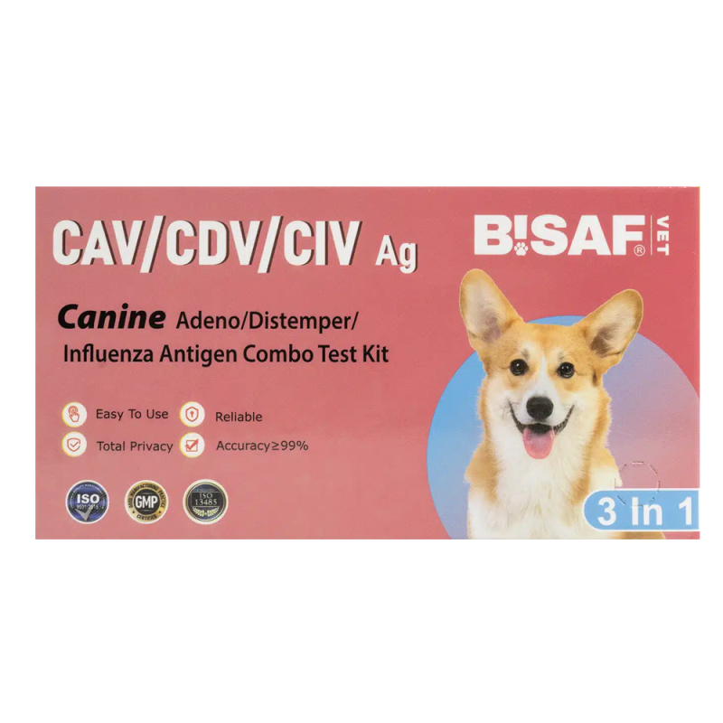 Test COMBO 3w1 na nos&oacute;wkę adenowirusa i grypę u psa CAV/CDV/CIV 1 szt