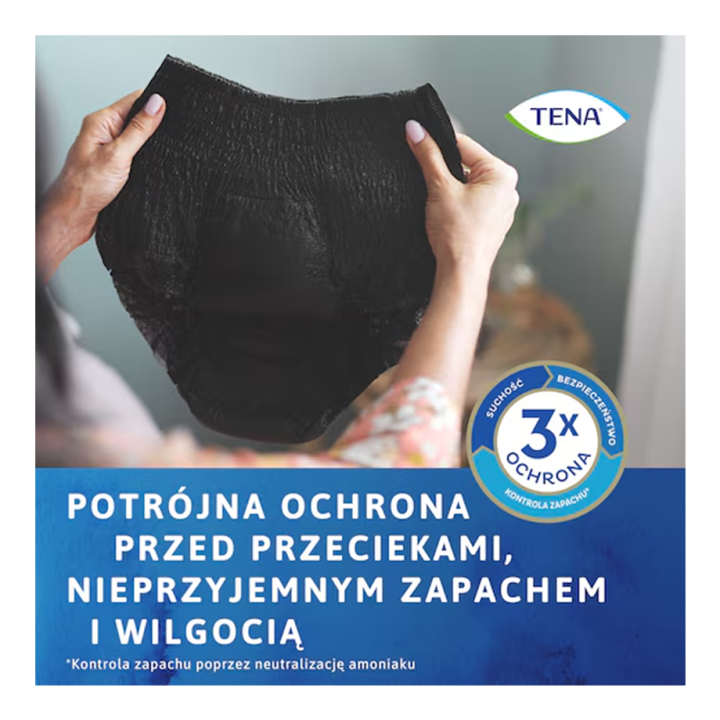 Bielizna chłonna TENA Lady Pants Plus Black M 30 szt