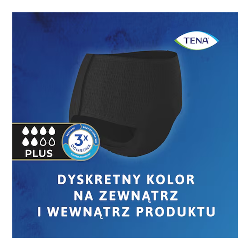 Bielizna chłonna TENA Lady Pants Plus Black L 30 szt