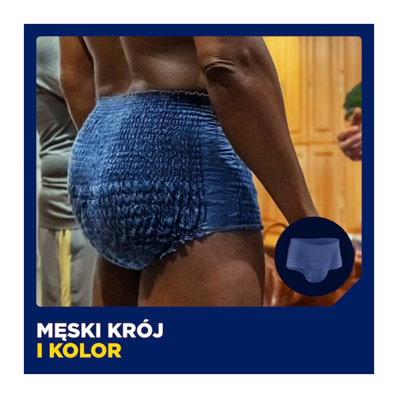 Bielizna chłonna dla mężczyzn TENA Men Pants Plus Blue L 8 szt