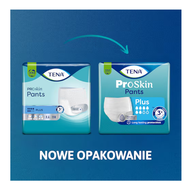 Majtki chłonne TENA Pants ProSkin Plus M 10 szt