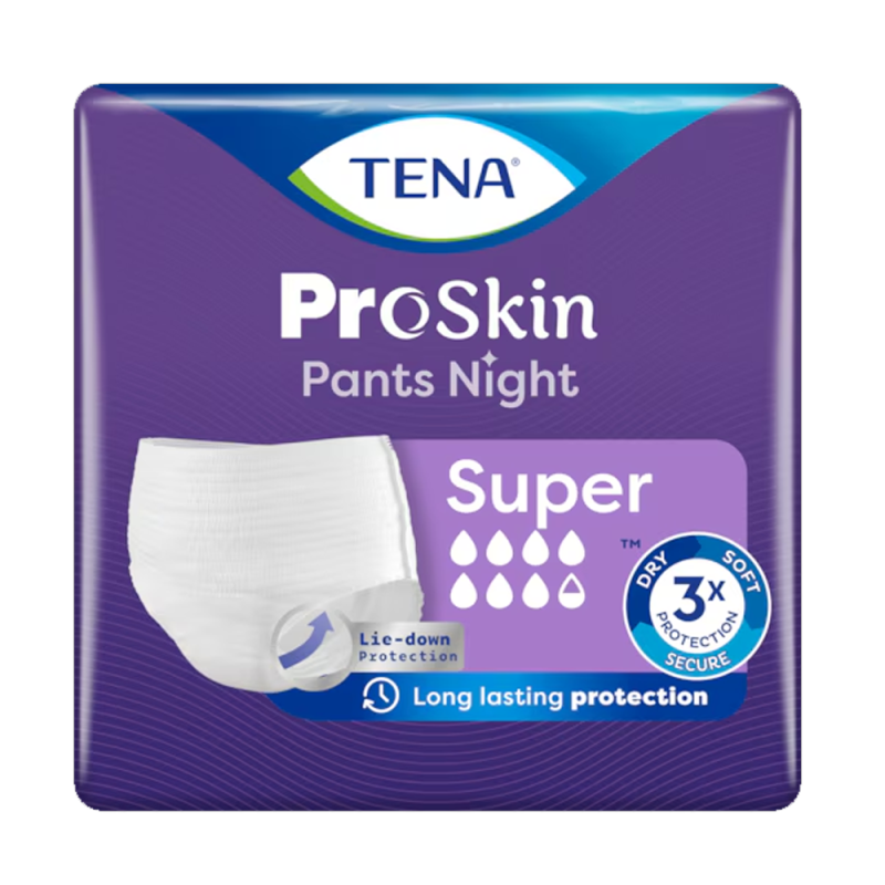 Majtki chłonne na noc TENA Pants ProSkin Super Night L 30 szt