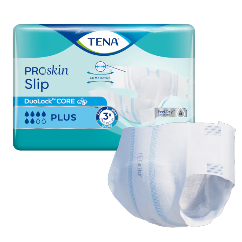 Pieluchomajtki TENA Slip ProSkin Plus L 10 sztuk