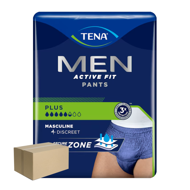Bielizna chłonna dla mężczyzn TENA Men Pants Plus Blue M 30 szt x 2op