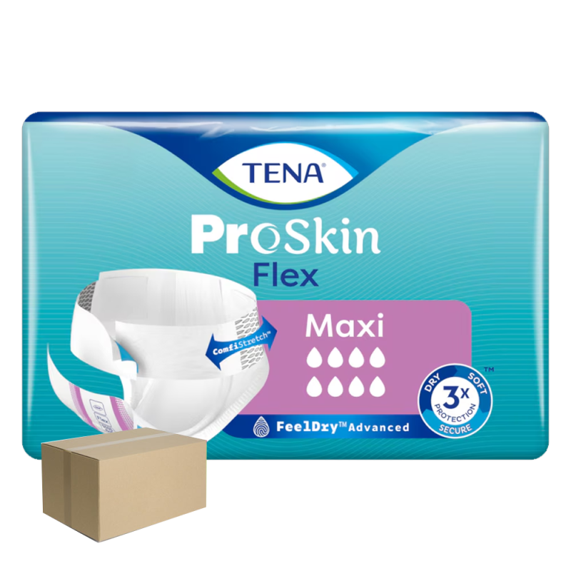 Pieluchomajtki TENA Flex ProSkin Maxi M 22 szt x 3op