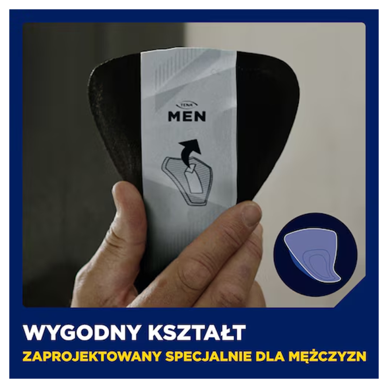 Wkładki na nietrzymanie moczu dla mężczyzn Tena Men Active Fit Extra Light 14 szt x 8op