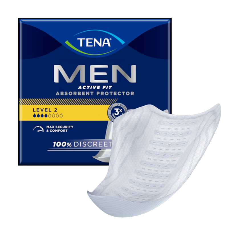 Wkładki na nietrzymanie moczu dla mężczyzn TENA Men Active Fit Level 2 Medium 20 szt x 6op