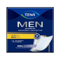 Wkładki na nietrzymanie moczu dla mężczyzn TENA Men Active Fit Level 2 Medium 20 szt x 6op