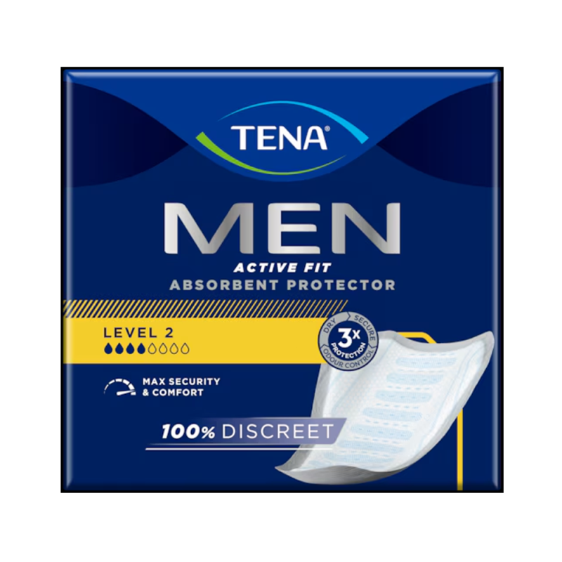 Wkładki na nietrzymanie moczu dla mężczyzn TENA Men Active Fit Level 2 Medium 20 szt x 6op