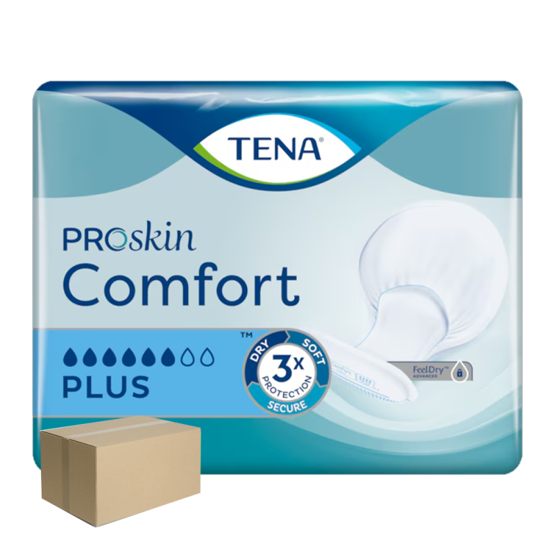 Pieluchy anatomiczne TENA Comfort ProSkin Plus 46szt x 2op