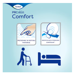 Pieluchy anatomiczne TENA Comfort ProSkin Plus 46szt x 2op