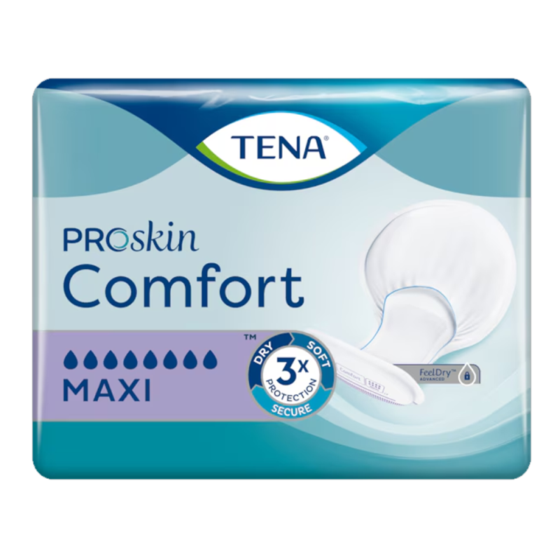 Pieluchy anatomiczne TENA Comfort ProSkin Maxi 28szt x 2op