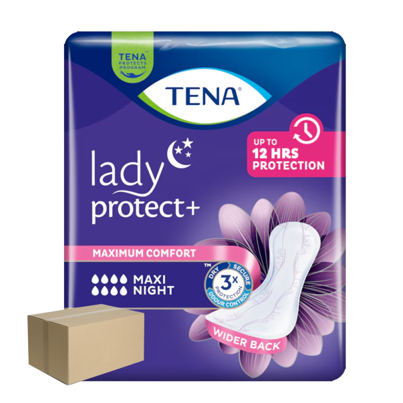 Podpaski na noc Tena Lady Maxi Night dla kobiet 6 szt x 8op