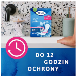Podpaski Tena Lady Maxi Protect+ dla kobiet 12 szt x 12op