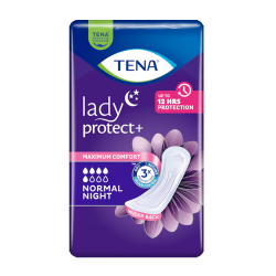 Podpaski na noc Tena Lady Protect+ Normal Night 10 szt x 6op