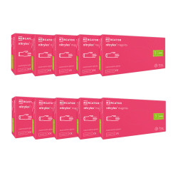 Rękawiczki nitrylowe S r&oacute;żowe Mercator Nitrylex Magenta 100sztuk karton 10op