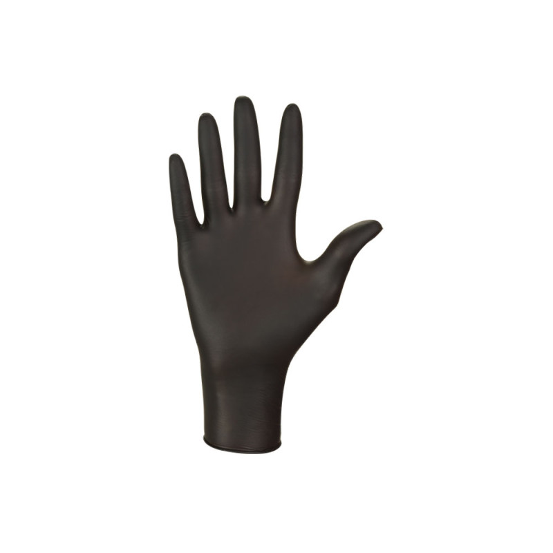 Rękawiczki nitrylowe XS czarne Mercator Nitrylex Black 100sztuk